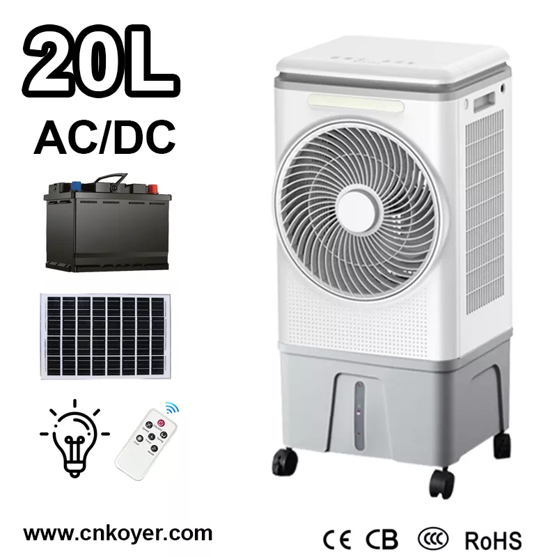 portable evaporative air cooler fan